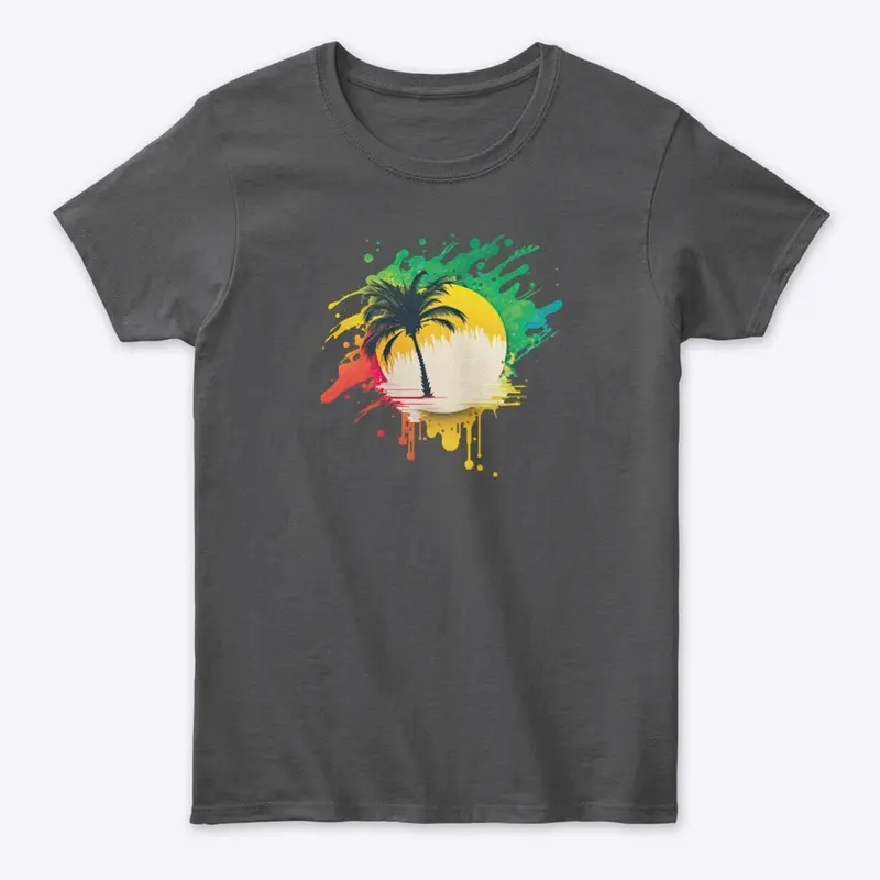 Palm Tree with a Splash of Fun