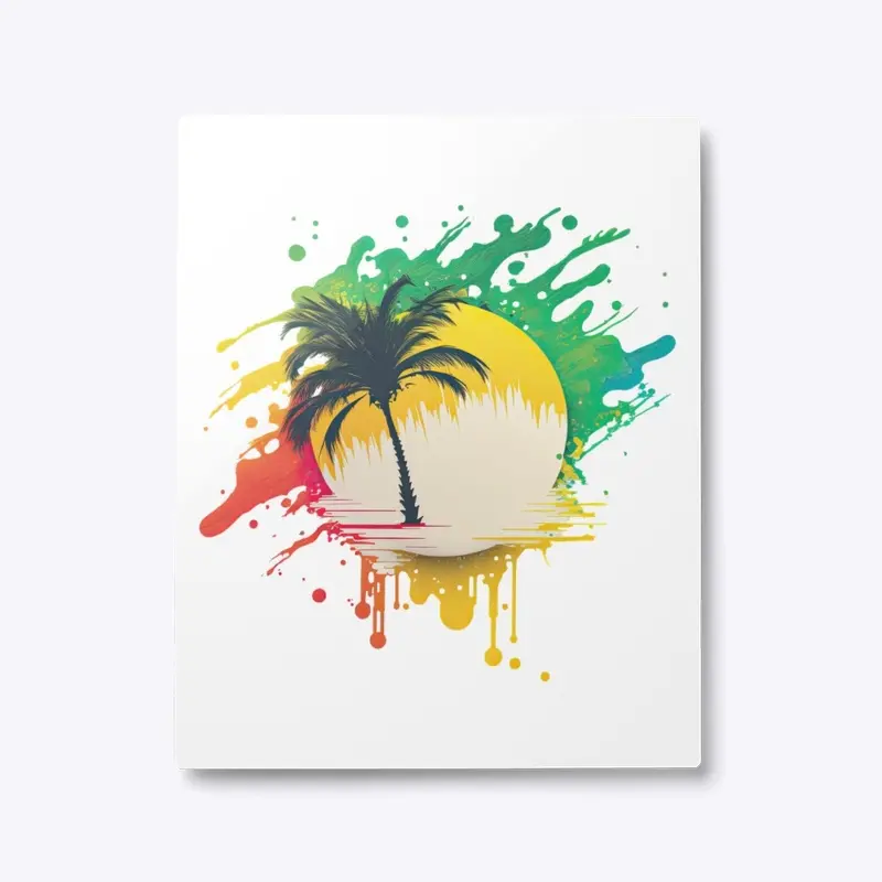 Palm Tree with a Splash of Fun